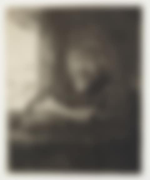 Self-Portrait etching at a Window (preview)