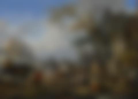 A LANDSCAPE WITH A HAWKING PARTY AND FIGURES AT REST NEAR A FOUNTAIN (preview)