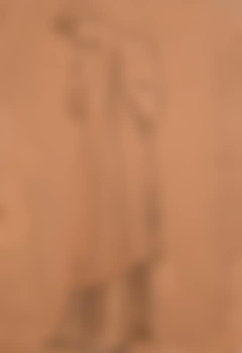 Study of a draped figure, probably the right hand attendant in 'Arthur in Avalon' (preview)