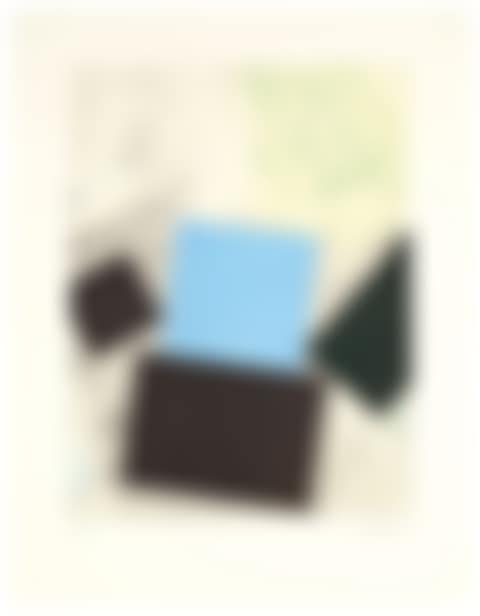 Untitled (Blue square/with green) (preview)