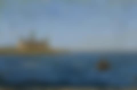 Marine with fisherman in front of Kronborg Castle (preview)