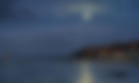 Full moon effect on the sea in Helleboek (preview)