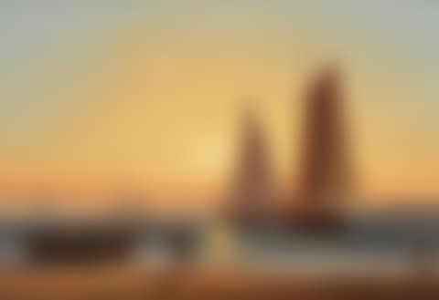 Shipping off the coast at dusk (preview)