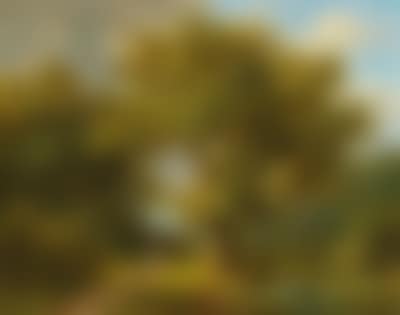 Wooded landscape with peasant couple returning home (preview)