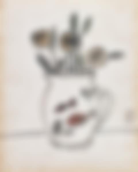 Fish Urn with Flowers (preview)
