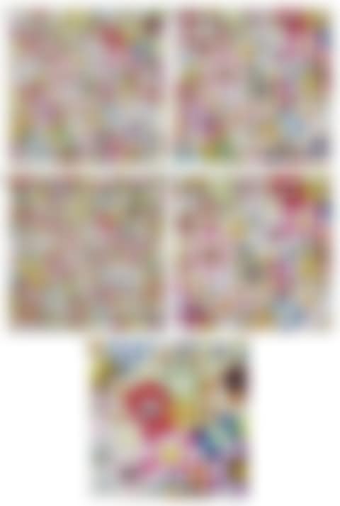 FLOWERS BLOOMING IN THE WORLD AND THE LAND OF NIRVANA (SET OF FIVE) (preview)