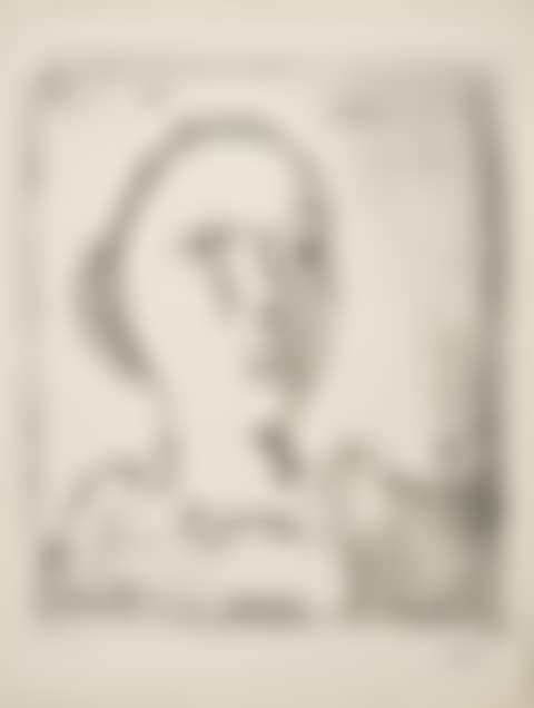 TÊTE DE FEMME DE TROIS-QUARTS (B. 730; M. 232) (preview)