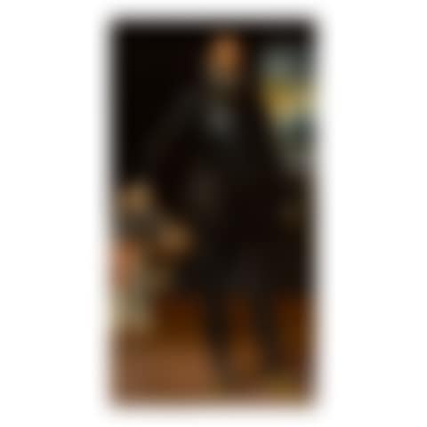 PORTRAIT OF A KNIGHT OF MALTA, IN ARMOR STANDING BESIDE A TABLE WITH HIS HELMET AND STANDARD, BEFORE A WINDOW (preview)