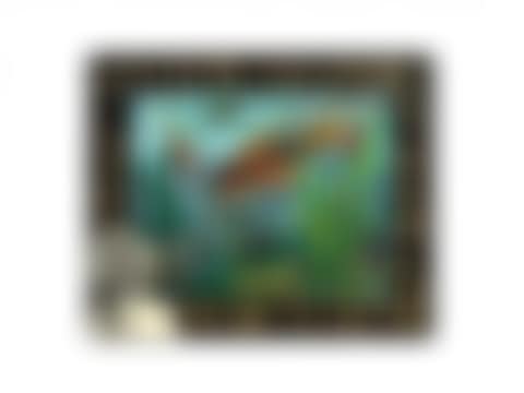In her submarine worm universe, she admires the pigeon fish, the fishwives of the Alcazar and in the aquarium bottoms, the sparkling colors of the water (preview)