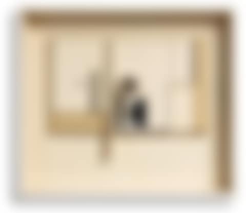 Abstract in White, Black and Ochre (preview)