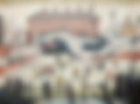 FIGURES BESIDE A HARBOUR (preview)