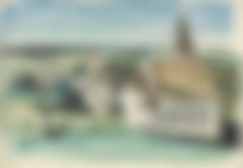 Landscape with a White Church (preview)