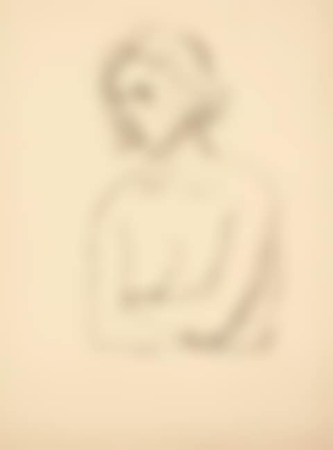 WEIBLICHER HALBAKT (FEMALE SEMI NUDE) (preview)