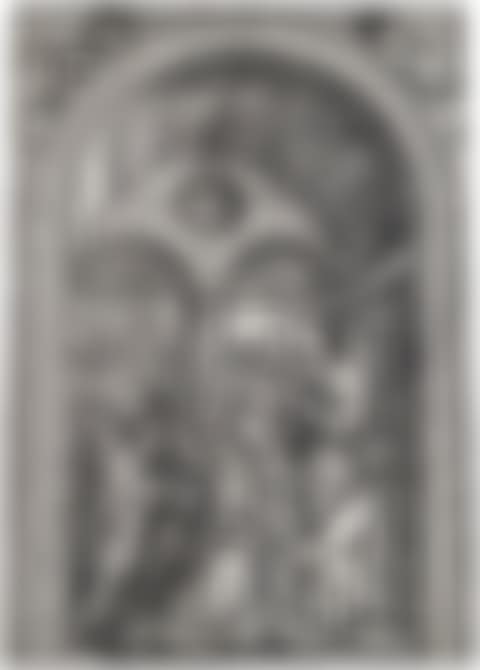 The Holy Family with Two Angels in a vaulted Hall (preview)