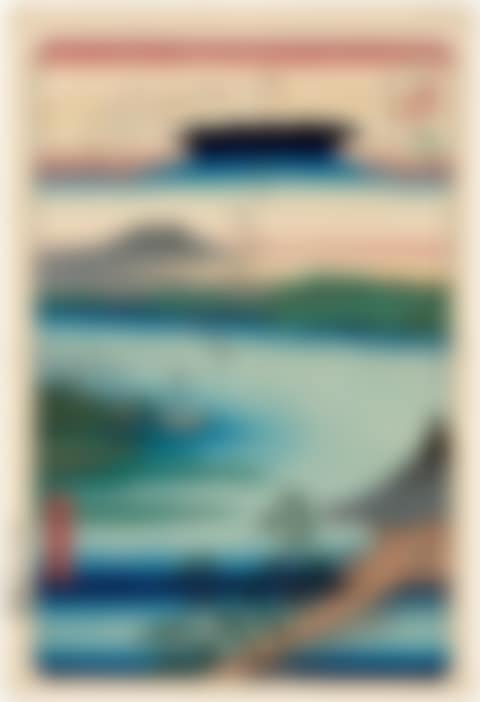 Descending Geese at Katada (Katada Rakugan) (preview)