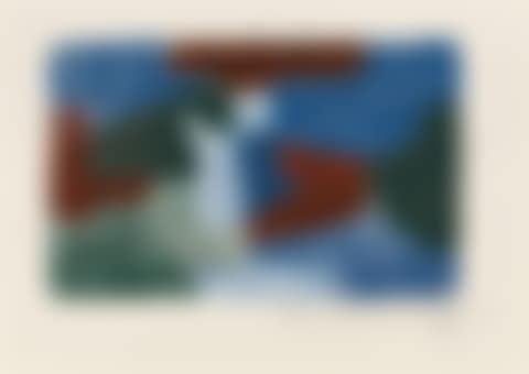 Composition bleue, verte et brune (preview)