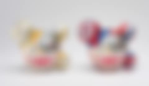 ComplexCon: Mr. Dob (Red/Blue); and ComplexCon: Mr. Dob (Gold) (preview)