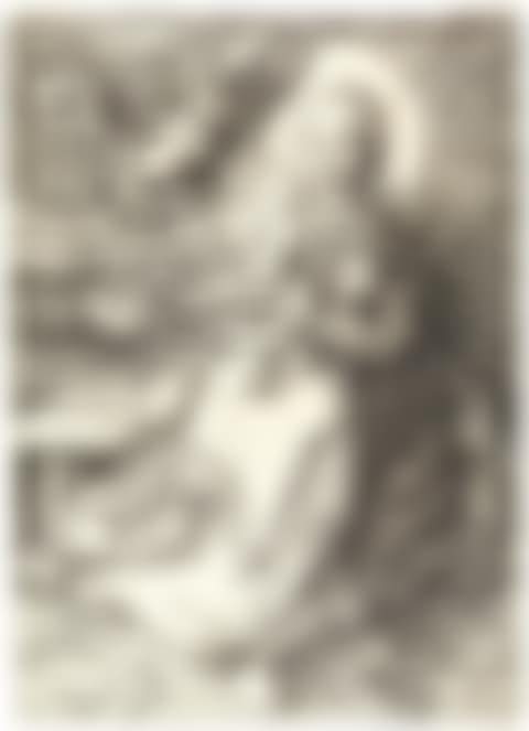 THE VIRGIN AND CHILD CROWNED BY ONE ANGEL (B. 37; M., HOLL. 41) (preview)