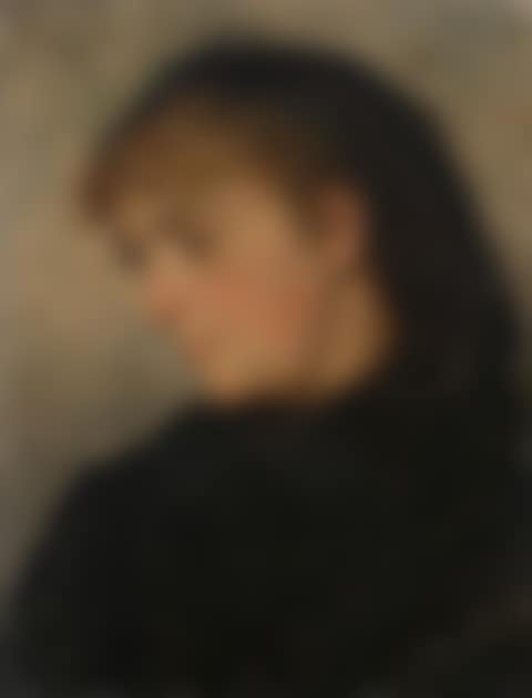 Study of pensive woman (preview)