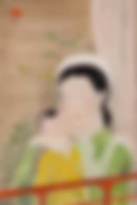 MOTHER AND CHILD ON A BALCONY  (preview)