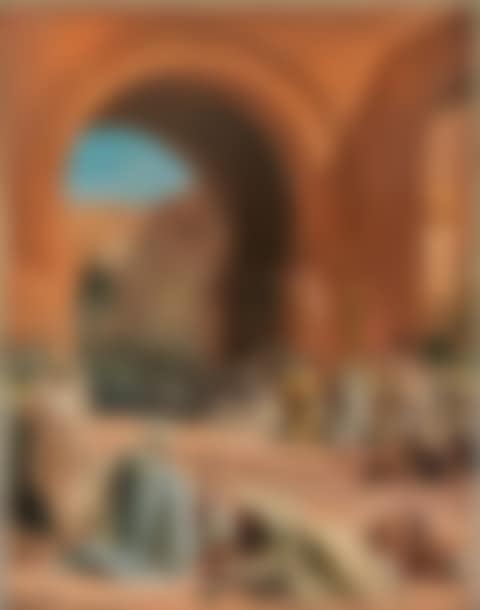 THE KING OF MOROCCO LEAVING TO RECEIVE A EUROPEAN AMBASSADOR (preview)