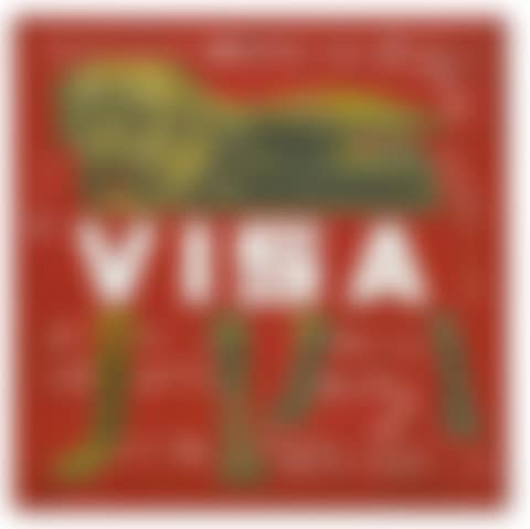 VISA ON RED BACKGROUND (preview)
