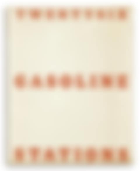 Twentysix Gasoline Stations; Royal Road Test; Crackers; Edward Ruscha (Ed-werd Rew-shay), Young Artist (preview)