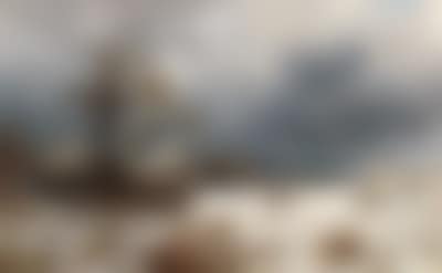 Returning home in a winter landscape (preview)