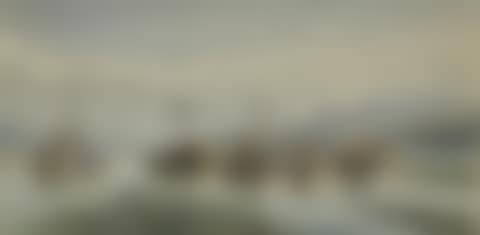 Tanka boats on the river between Macao and Canton, a pagoda beyond (preview)