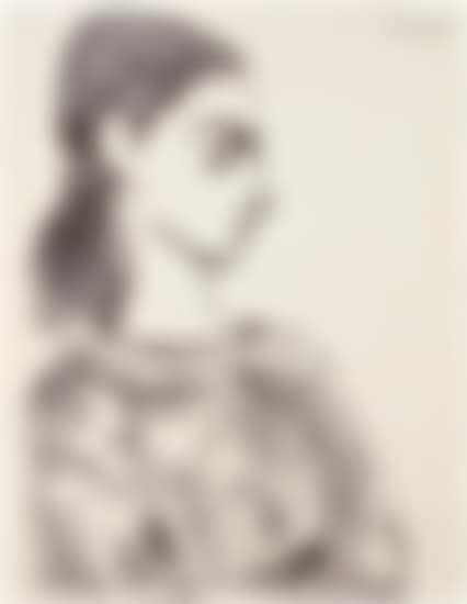 Femme au corsage à fleurs (Woman with Flower Bodice) (Jacqueline Roque) (preview)