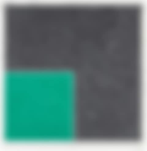Colored Paper Image XVII (Green Square with Dark Grey), from Colored Paper Images (preview)