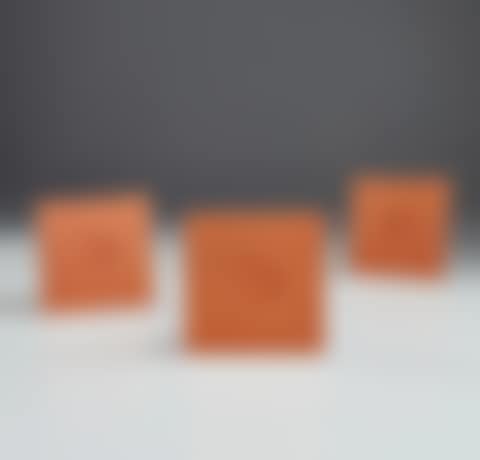 Little square with sun (Petit carré au soleil); Circle with face (Cercle au visage); and Little square with face (Petit carré au visage) (preview)
