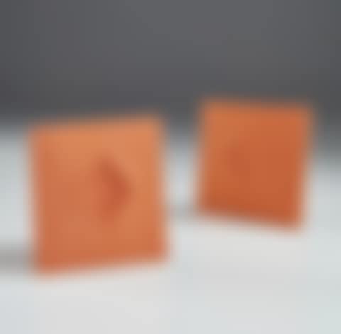 Lozenge with face (Losange au visage); and Lozenge with bearded man (Losange au barbu) (preview)