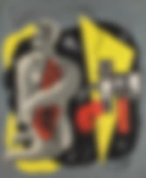 COMPOSITION (LA DANSEUSE AU TRIANGLE JAUNE) (preview)