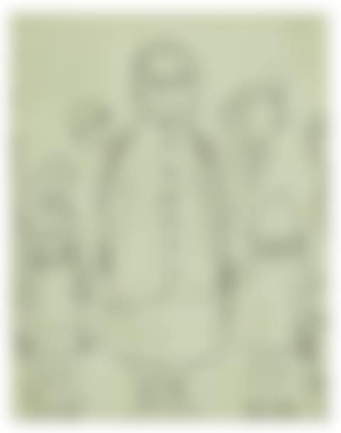 MOTHER WITH CHILDREN FACING FRONT AND BACK (preview)