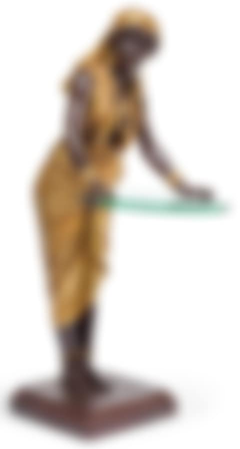 WOMAN IN ORIENTALIST COSTUME HOLDING A TRAY (preview)