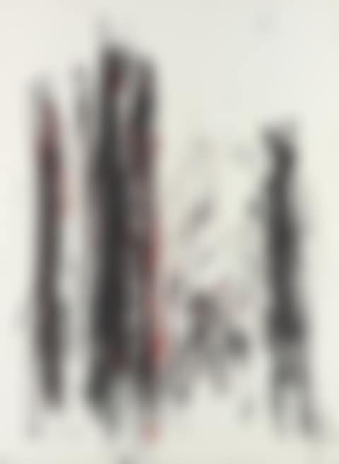 Arbres (black And Red) (preview)