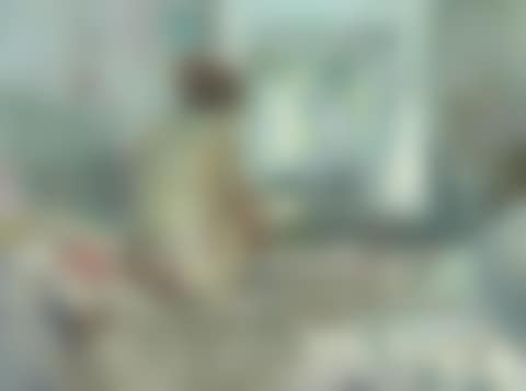 Nude Seated on Bed (preview)