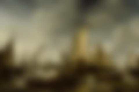 DUTCH SHIPS AT ANCHOR IN A CALM HARBOR, WITH DIGNITARIES IN A BARGE APPROACHING THE ROYAL YACHT OF PRINCE WILLIAM II, AND A FERRY TRANSPORTING A CANNON IN THE FOREGROUND (preview)