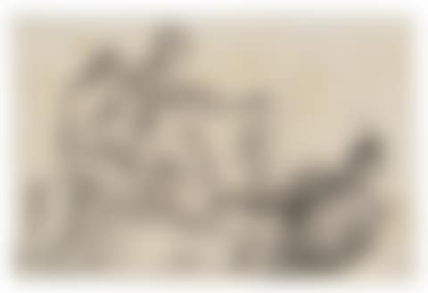 A young couple with two goats (recto); A nude male torso seen from behind (verso) (preview)