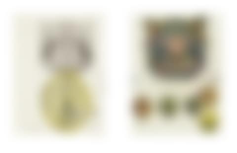 Two works (Drawing for UNICEF [A] and [B]) (preview)