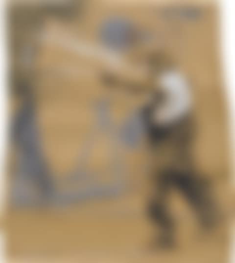 Untitled (drawing for Refusal of Time, man and megaphone) (preview)