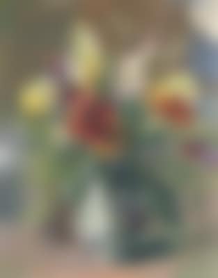 Garden flowers in vase (preview)