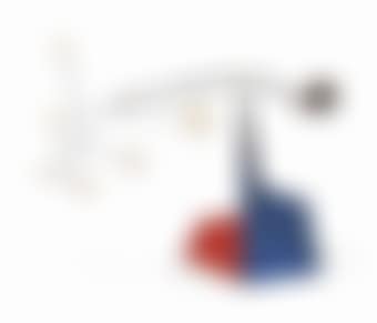 White Dots and Spiral on Blue and Red (preview)