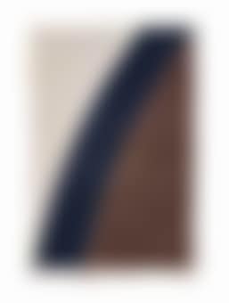 Colored Paper Image XII (Blue Curve with Brown and Gray) (preview)
