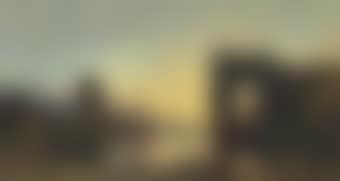 A Roman aqueduct at sunset (preview)