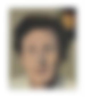 Leslie Waddington with Portrait of a Young Man by Hans Memling (preview)