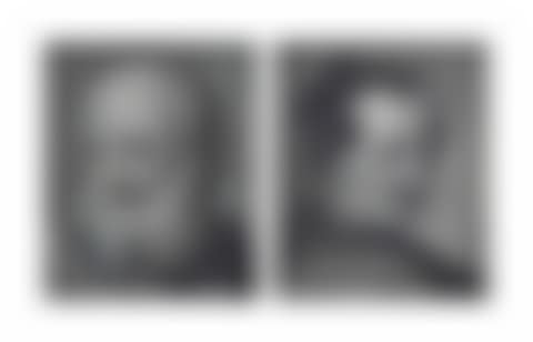 Head of a bearded man; and Head of a woman (preview)
