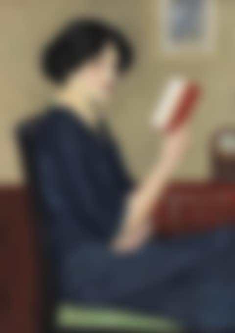 Girl reading. The Storyteller (preview)
