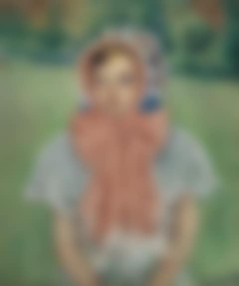 Girl in a Bonnet Tied with a Large Pink Bow (preview)